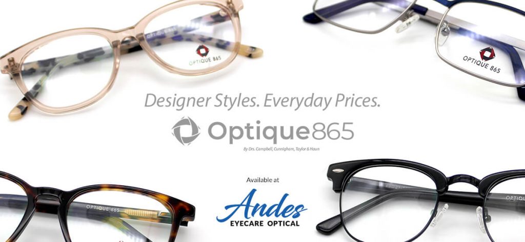 Optique 865 Designer Frames at Andes Optical in Knoxville